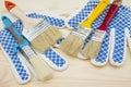 A set of tools for painting a house Royalty Free Stock Photo