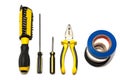 A set of tools for the repair and installation of electricians