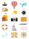 Set of tourism icons