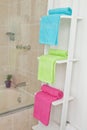 Set of towels in the bathroom Royalty Free Stock Photo