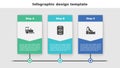 Set Toy train, Hockey table and Water slide. Business infographic template. Vector