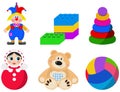 Set of toys. Illustracion. Vector.