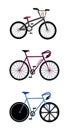 Set of Track Cycling Equipment on White Background