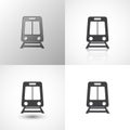 Set of train icons for any occasion