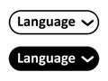 Set translate button. Isolated change language icons Ã¢â¬â vector