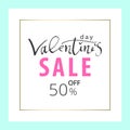 Set of Trendy Chic Valentine s day Sale cards