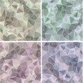 Set of Triangle Abstract Backgrounds Royalty Free Stock Photo