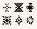 Ethnic pattern for textile design. aztec geometric ornament. Royalty Free Stock Photo