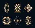 Ethnic pattern for textile design. aztec geometric ornament. Royalty Free Stock Photo