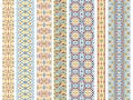 Set of tribal seamless patterns Royalty Free Stock Photo