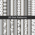 Set of twenty dot patterns
