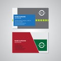Set of two business cards - 3,5 x 2in Royalty Free Stock Photo