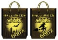 Set two halloween shopping bags