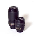 Set of two lenses Royalty Free Stock Photo