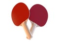 Ping pong paddles 3 Royalty Free Stock Photo