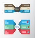 Set of two sided business template