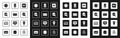 Set UI or UX design, Color palette guide, Web and graphic, Website statistic, Front end development and icon. Vector Royalty Free Stock Photo