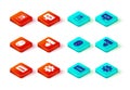 Set UI or UX design, Front end development, Computer mouse, Keyboard, and Mobile Apps icon. Vector Royalty Free Stock Photo