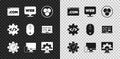 Set UI or UX design, Web and graphic, RGB CMYK color mixing, Website statistic, Monitor mobile, development, Front end Royalty Free Stock Photo