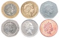 Set of UK coins