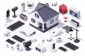 Set up a CCTV system in your home, managing different alarm controls and using video to educate on smart security.