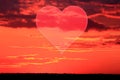 Set Valentines Background, Heart, Valentine day love. Royalty Free Stock Photo