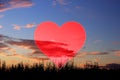 Set Valentines Background, Heart, Valentine day love. Royalty Free Stock Photo