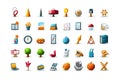 A Set of various icons Colletion, Generative AI