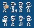 Set of Various Robots Activity Vector Illustration