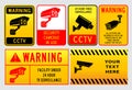 Set of Various Security Camera or cctv for street, home and building concept