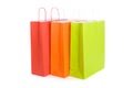 Set of various shopping bags