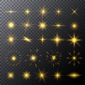 Light starry elements Royalty Free Stock Photo