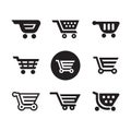 Set various shopping cart icons