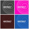 Set Vector of abstract background brown, pink, grey, blue color. Good to use for banner, social media, poster and flyer template Royalty Free Stock Photo