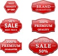 Set of vector badges and stickers Royalty Free Stock Photo