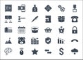 Set vector business, banking and finance icons