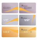 Set of vector business cards Royalty Free Stock Photo