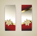 Set of vector christmas / New Year banners Royalty Free Stock Photo