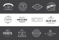 Set of Vector E-Commerce Icons Shopping Royalty Free Stock Photo