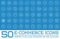 Set of Vector E-Commerce Icons Royalty Free Stock Photo