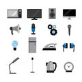 Set of vector electronics icons