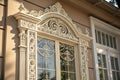 Classic architectural window or door facade decor Royalty Free Stock Photo