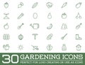 Set of Vector Garden and Farm Elements