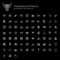 Business and Finance Pixel Perfect Icons Shadow Edition.