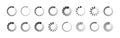 Set of vector Loading icons