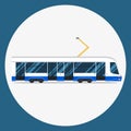 Set vector mass rapid transit urban vehicles Collection municipal transport