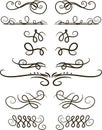 Set of vector ornaments