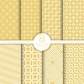 Set of vector seamless patterns