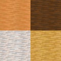 Set of vector wood texture backgrounds, four colors