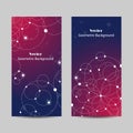 Set of vertical banners